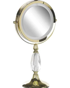 Specchio per make-up LED MAURY Oro