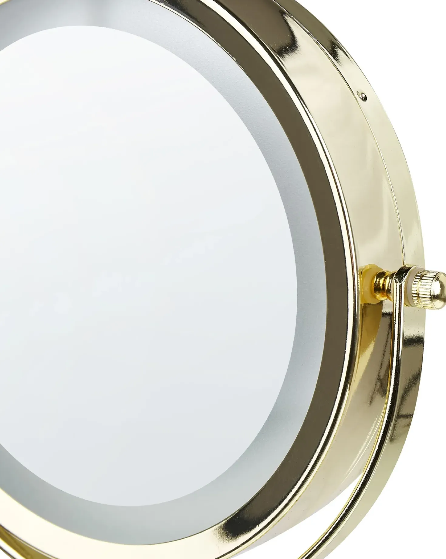 Specchio per make-up LED SAVOIE Nero/Oro
