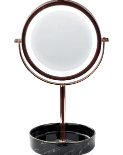Specchio per make-up LED SAVOIE Oro rosa
