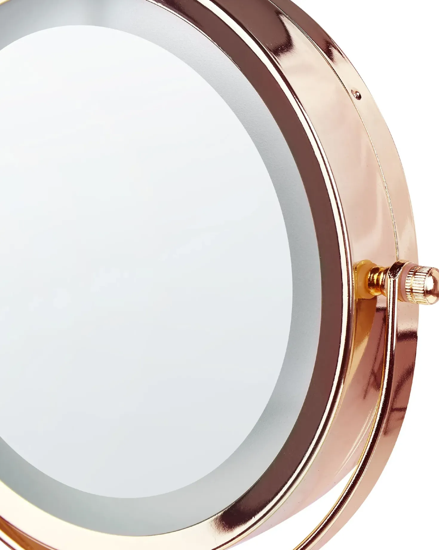 Specchio per make-up LED SAVOIE Oro rosa