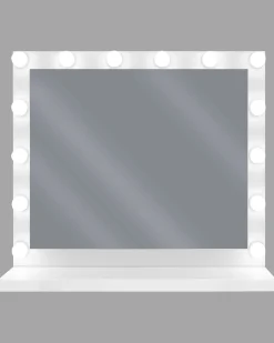 Specchio per tavolino toeletta LED BEAUVOIR Bianco