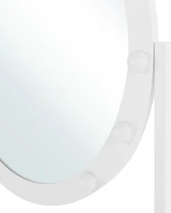 Specchio per tavolino toeletta LED ROSTRENEN Bianco