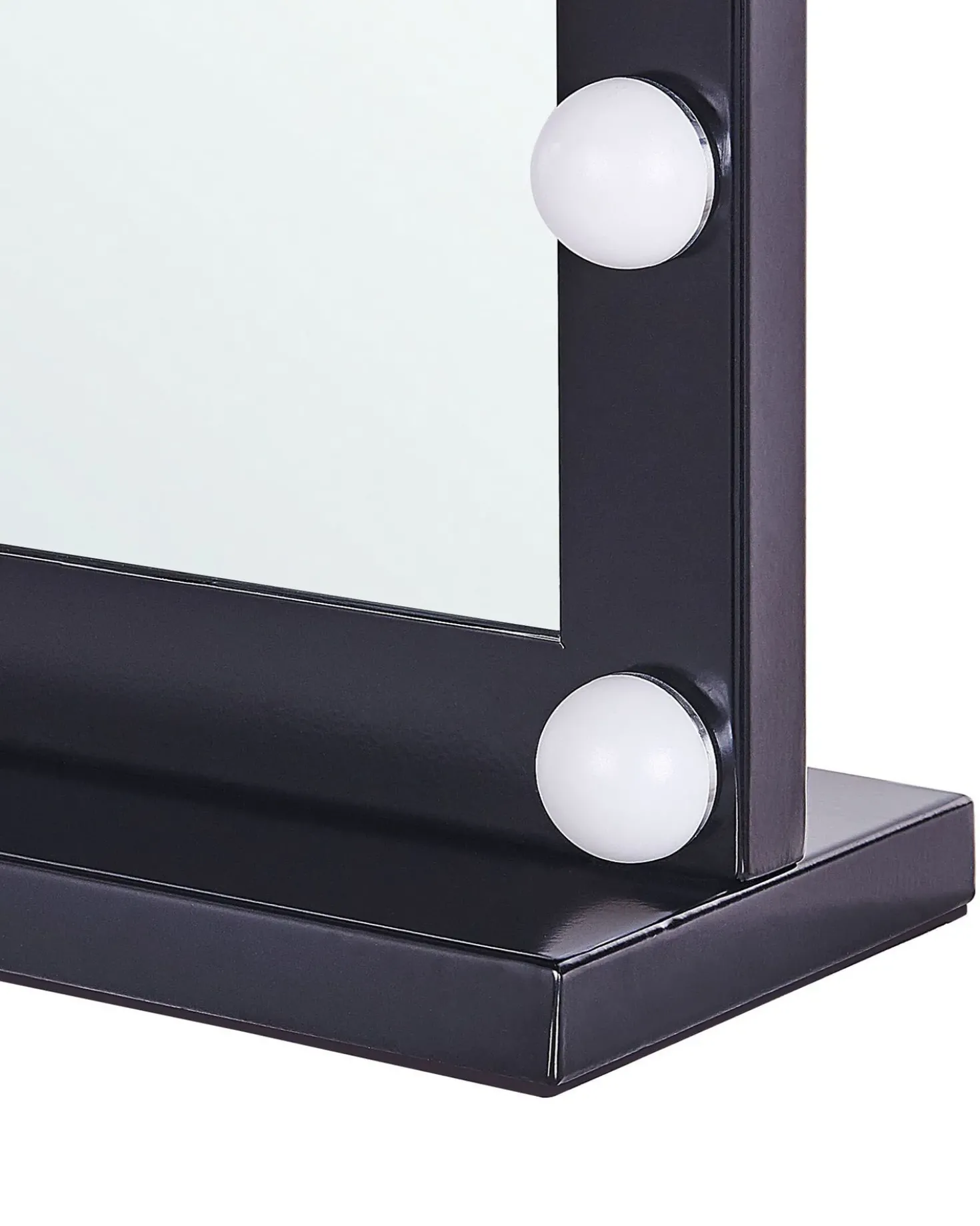 Specchio per tavolino toeletta LED BEAUVOIR Nero