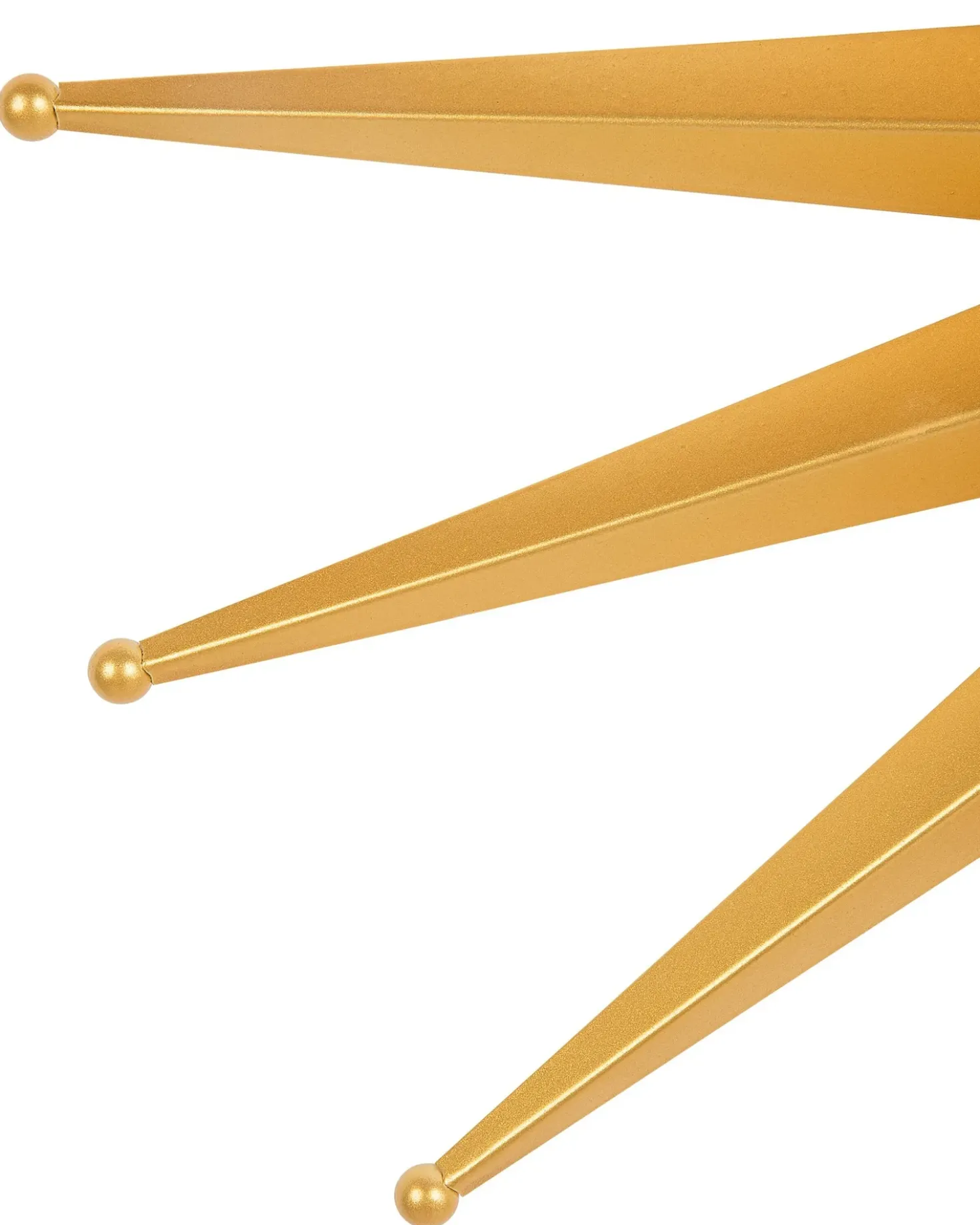Specchio PERELLI 60 cm 60 cm Metallo Oro