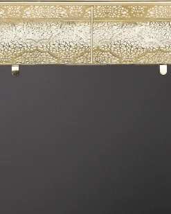 Specchio PLERIN 60 cm 60 cm Metallo Oro
