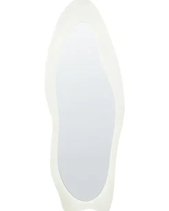 Specchio REIGNY 57 cm 160 cm Velluto Bianco
