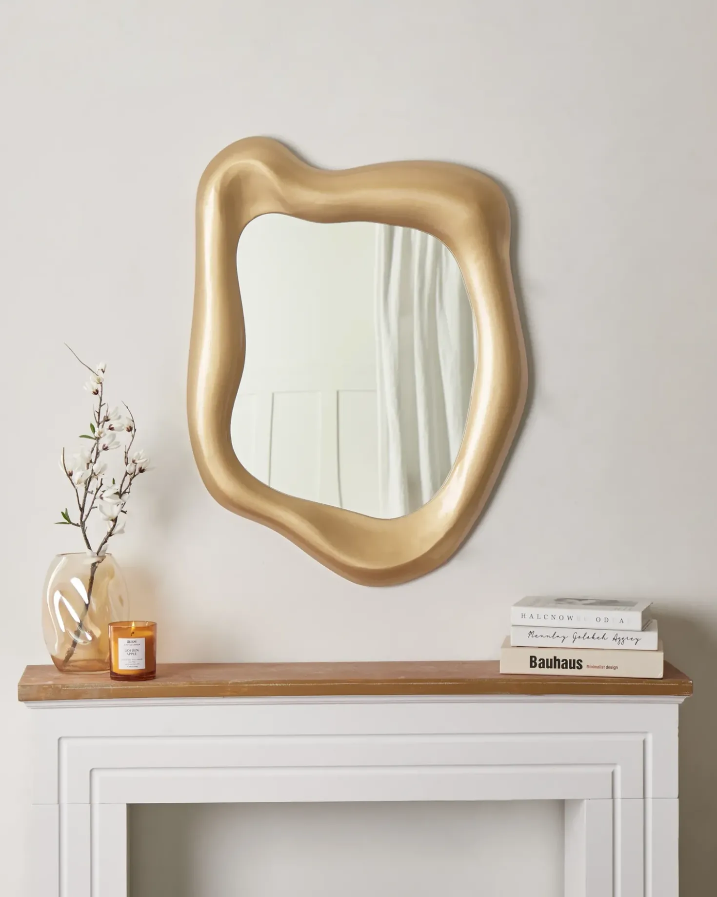 Specchio SANTEC 59 cm 77 cm Oro