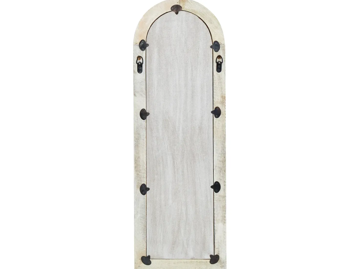 Specchio SARRY 31 cm 91 cm Legno di mango Bianco