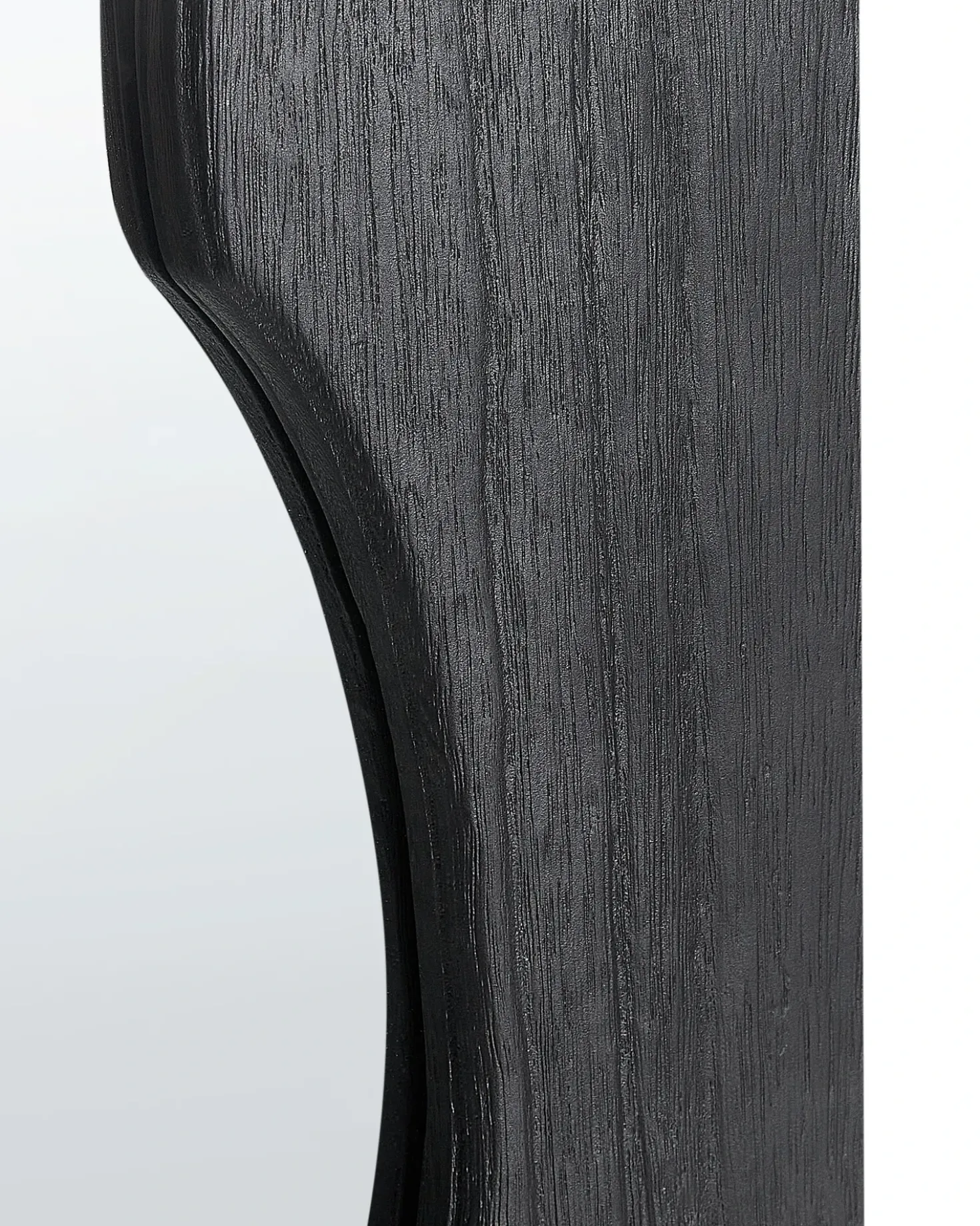 Specchio SAULLCET 75 cm 175 cm Legno di Paulownia Nero