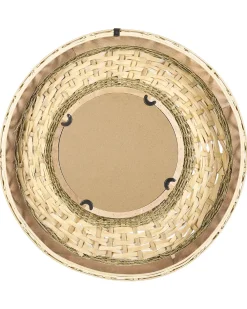 Specchio SOLEDAD 61 cm 61 cm Bambù Bianco