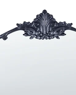 Specchio SOMMANT 67 cm 76 cm Metallo Nero