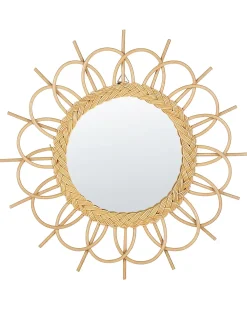 Specchio TELAKIA 60 cm 60 cm Rattan Naturale
