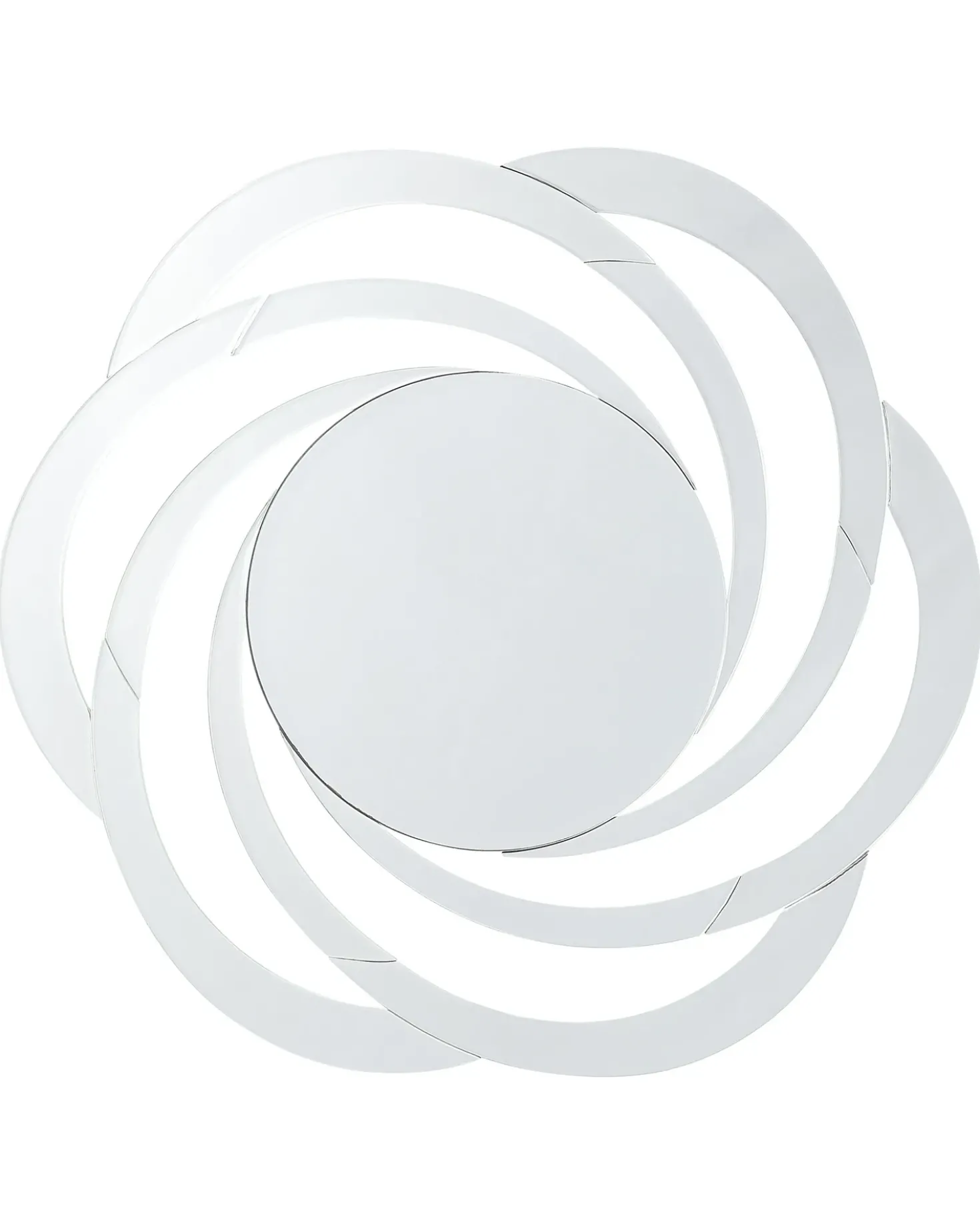 Specchio TREBAN 70 cm 70 cm Argento