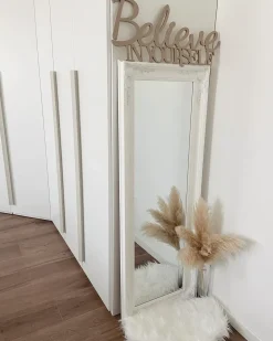 Specchio VARS 51 cm 141 cm Bianco
