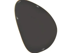 Specchio VENAS 61 cm 91 cm Velluto Senape