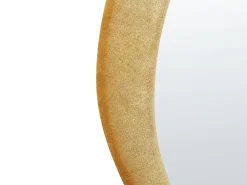 Specchio VENAS 61 cm 91 cm Velluto Senape