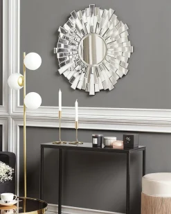 Specchio VIRE 70 cm 70 cm Argento