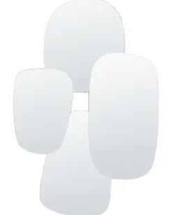 Specchio VOUZON 80 cm 120 cm Argento