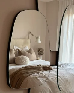 Specchio VOUZON 80 cm 120 cm Argento
