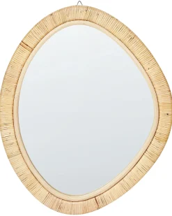Specchio ZAATARI 50 cm 60 cm Rattan Naturale