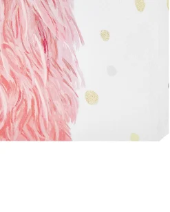 Stampa su tela AFASSA Motivo animale 60 x 80 cm Rosa