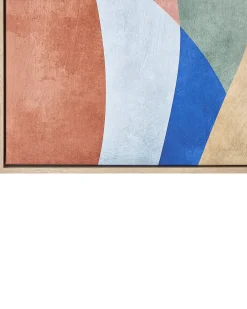 Stampa su tela BITETTO Motivo femminile 63 x 99 cm Multicolore