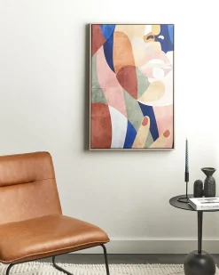 Stampa su tela BITETTO Motivo femminile 63 x 99 cm Multicolore