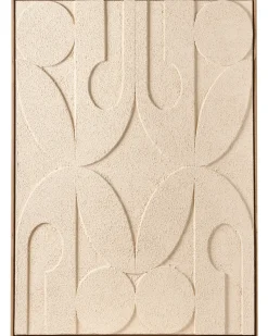 Stampa su tela COLERAINE Motivo astratto Beige