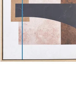 Stampa su tela RUFFANO Motivo astratto 63 x 93 cm Multicolore