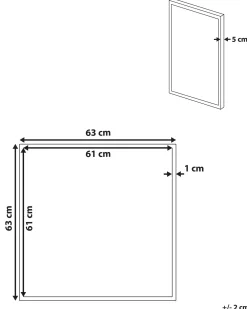 Stampa su tela TAURISANO Motivo per bambini 63 x 63 cm Rosa