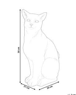 Statua da giardino OFFIDA Gatto Beige