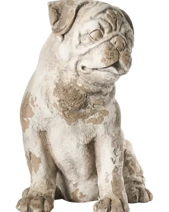 Statua da giardino SARNANO Cane Beige