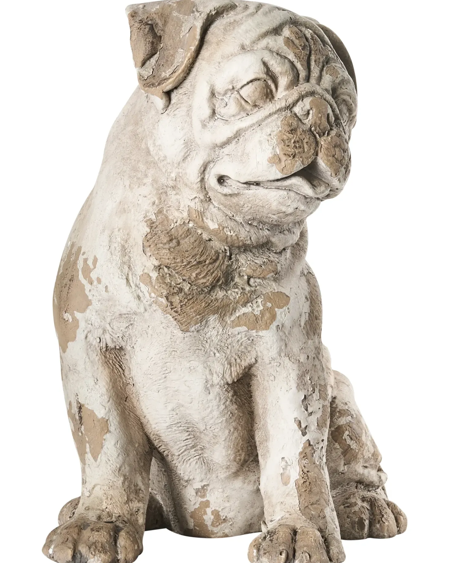 Statua da giardino SARNANO Cane Beige