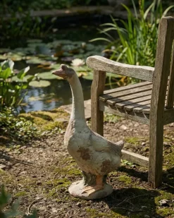 Statua da giardino SARNO Oca Beige