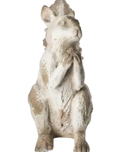 Statua da giardino TURSI Scoiattolo Beige