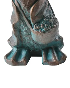 Statuetta da giardino BALEYA Anatra Marrone