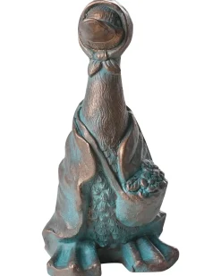 Statuetta da giardino BALEYA Anatra Marrone