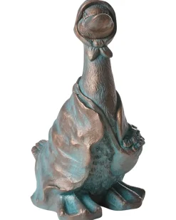 Statuetta da giardino BALEYA Anatra Marrone