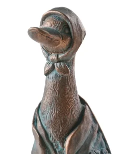 Statuetta da giardino BALEYA Anatra Marrone