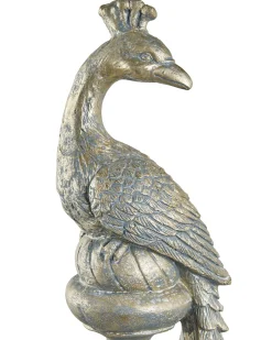 Statuetta da giardino HAARBY Pavone Oro