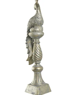 Statuetta da giardino HAARBY Pavone Oro