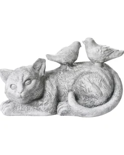 Statuetta da giardino KALELA Gatto Grigio