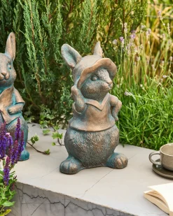 Statuetta da giardino KONAKRY Coniglio Marrone