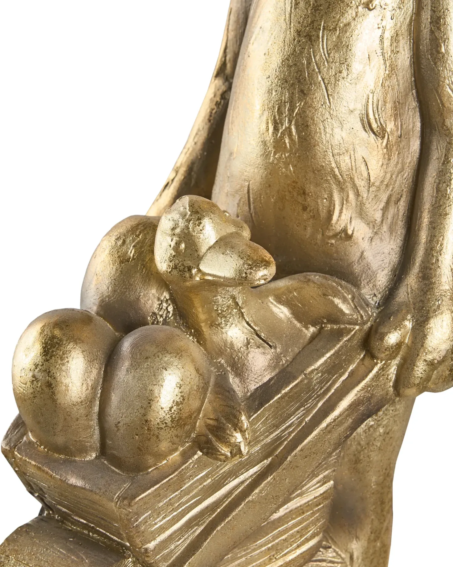 Statuetta da giardino SKAMBY Coniglio Oro
