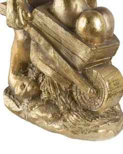 Statuetta da giardino SKAMBY Coniglio Oro