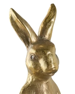 Statuetta da giardino SKAMBY Coniglio Oro