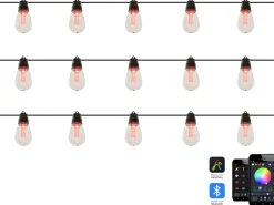 Stringa di luci LED per esterni ITILLEQ con App Multicolore