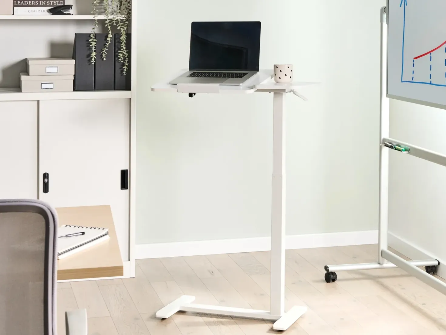 Supporto manuale regolabile per laptop SCHOLA Bianco 70 cm 40 cm