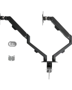 Supporto per 2 monitor MARM Nero