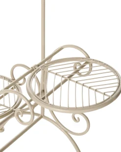 Supporto per vasi ASAGAO Metallo 26 cm Beige